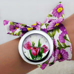 Flower Cloth Watch